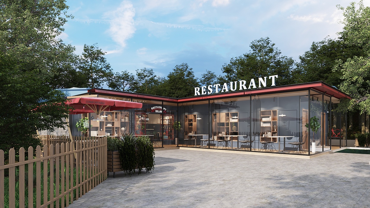 半山餐厅效果图