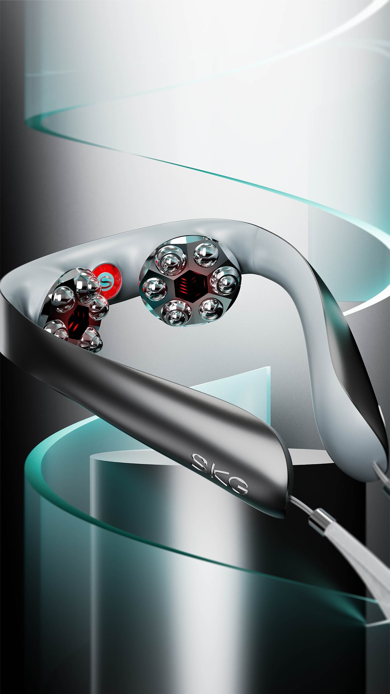 SKG P7pro颈部按摩仪（图ZMzIxOTA3Njcy） - 生活用品 - 站酷设计师设际邹工业设计原创素材 - 站酷ZCOOL