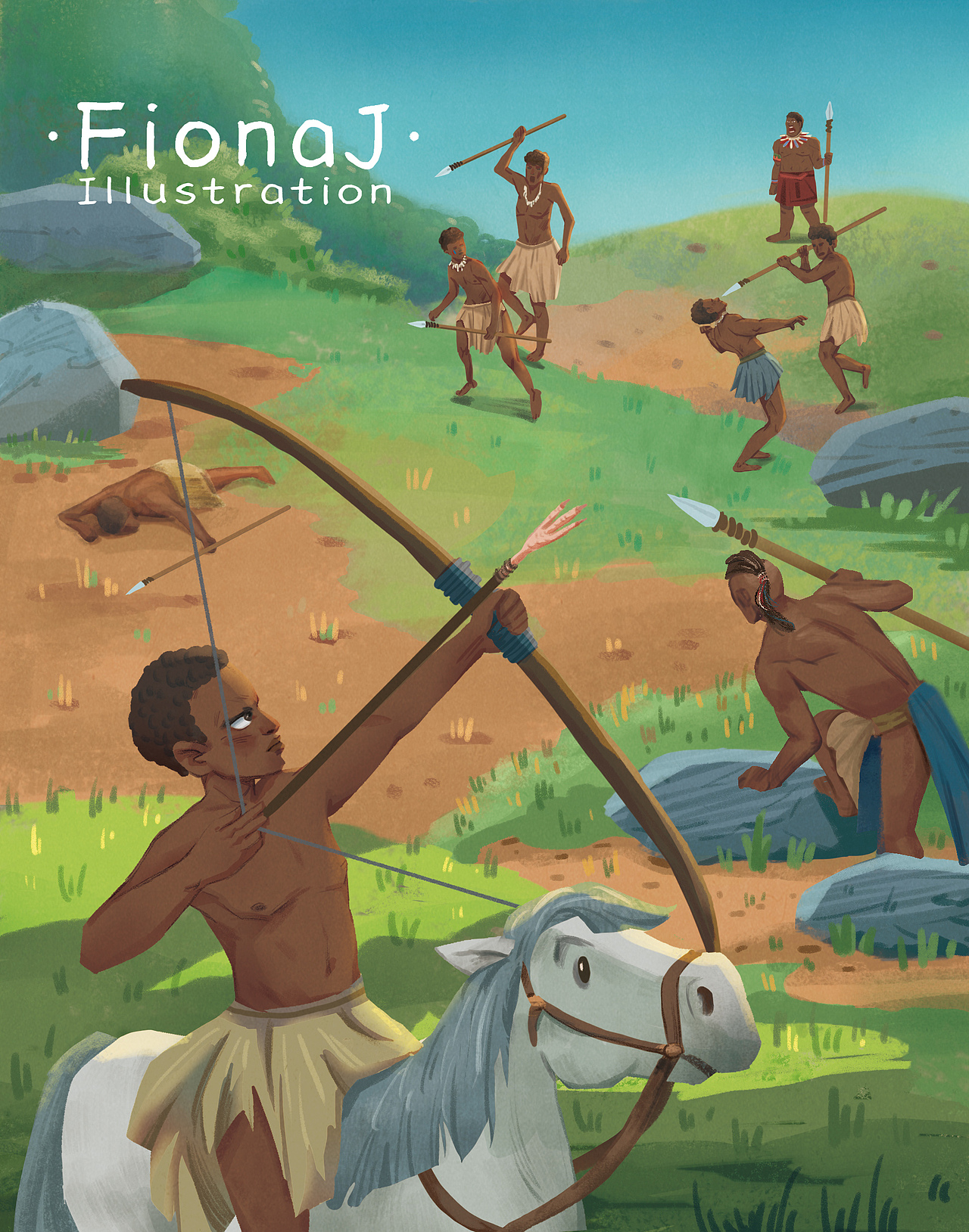 《非洲民间故事》与《爱的教育》的插图