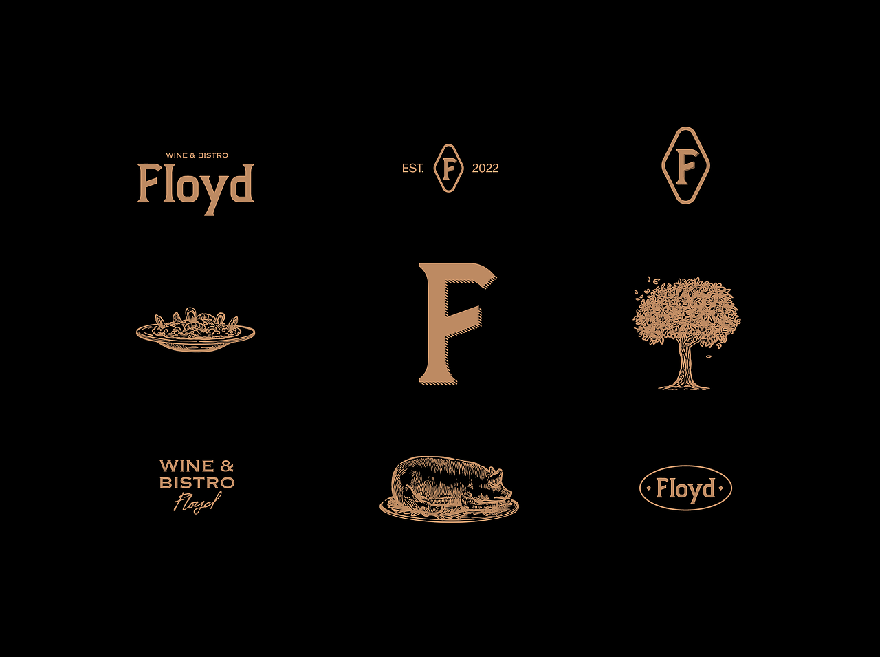 FLOYD-西班牙餐厅BISTRO小酒馆品牌全案设计