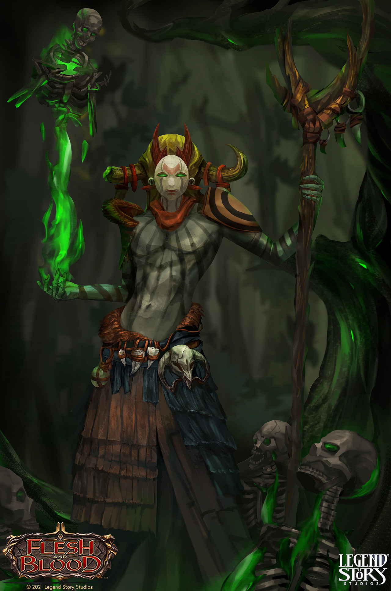 卡牌插图的绘制