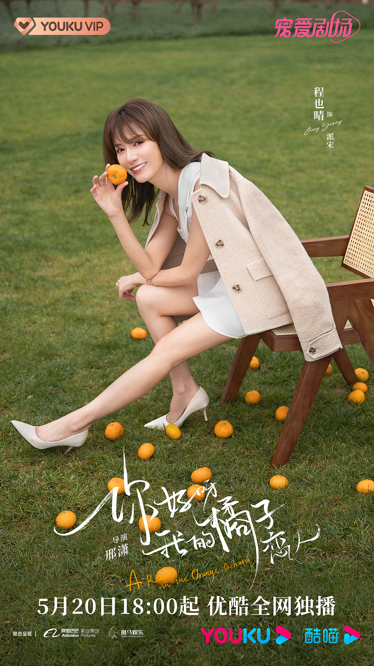 影视海报《你好呀!我的橘子恋人》精修