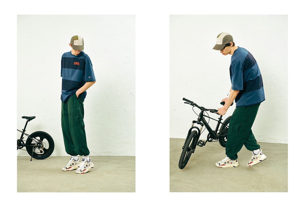 champion冠军运动品牌 T恤男装 潮牌拍摄