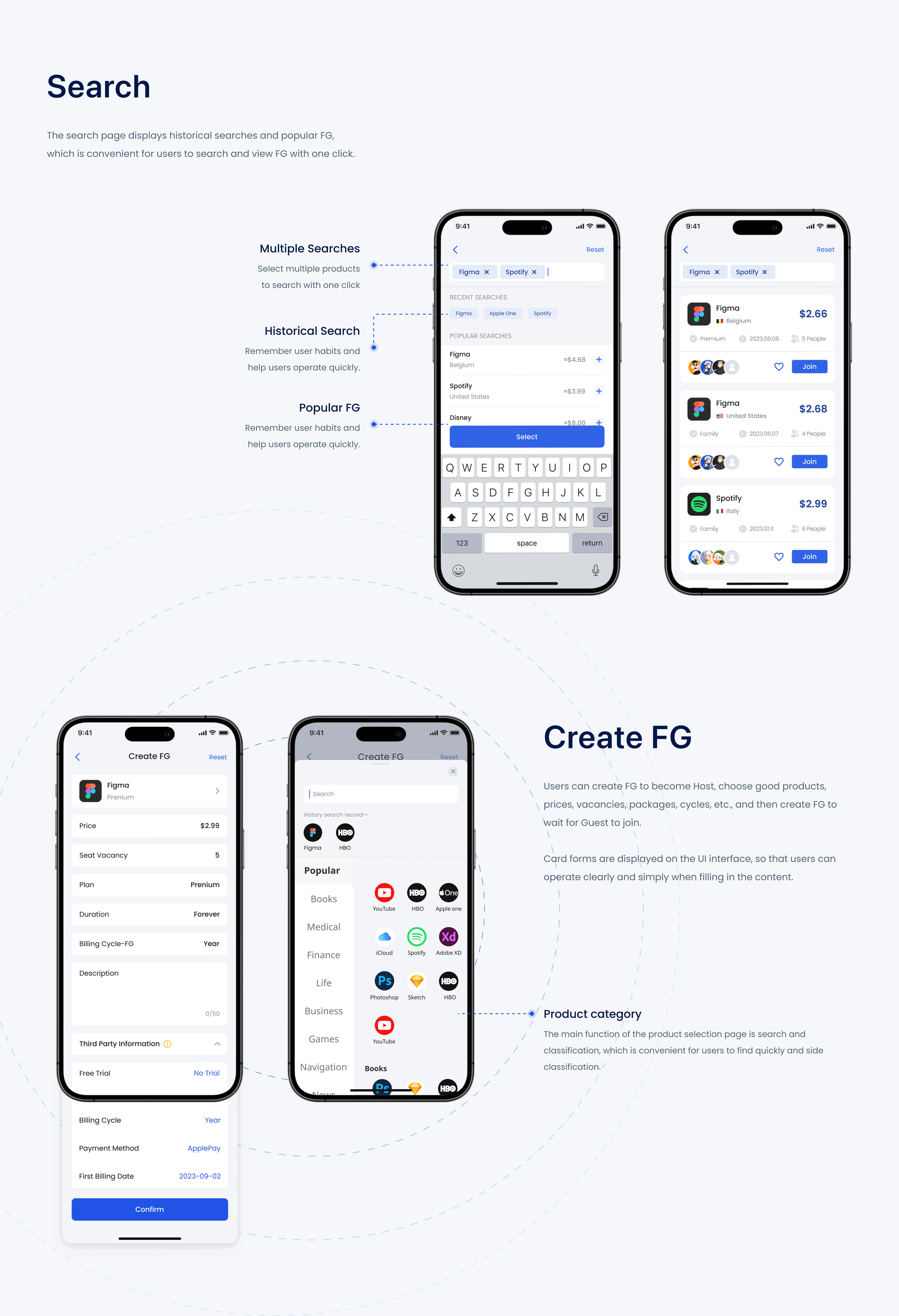 订阅分享/管理-App（图ZMzU0OTk2OTA4） - APP界面 - 站酷设计师koi魏小魏原创素材 - 站酷ZCOOL