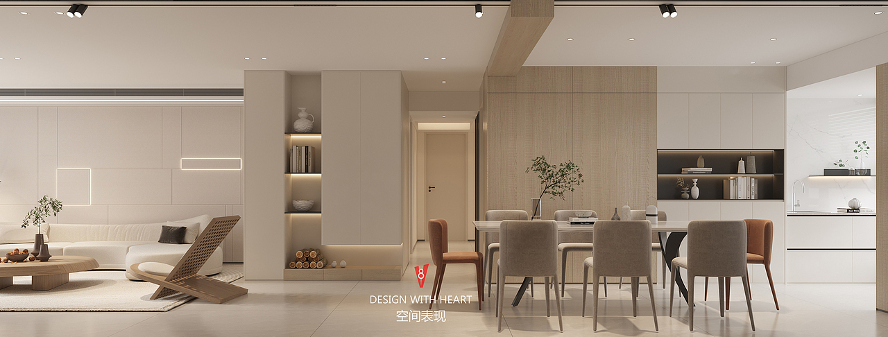 V8空间表现 | 现代卧室客厅