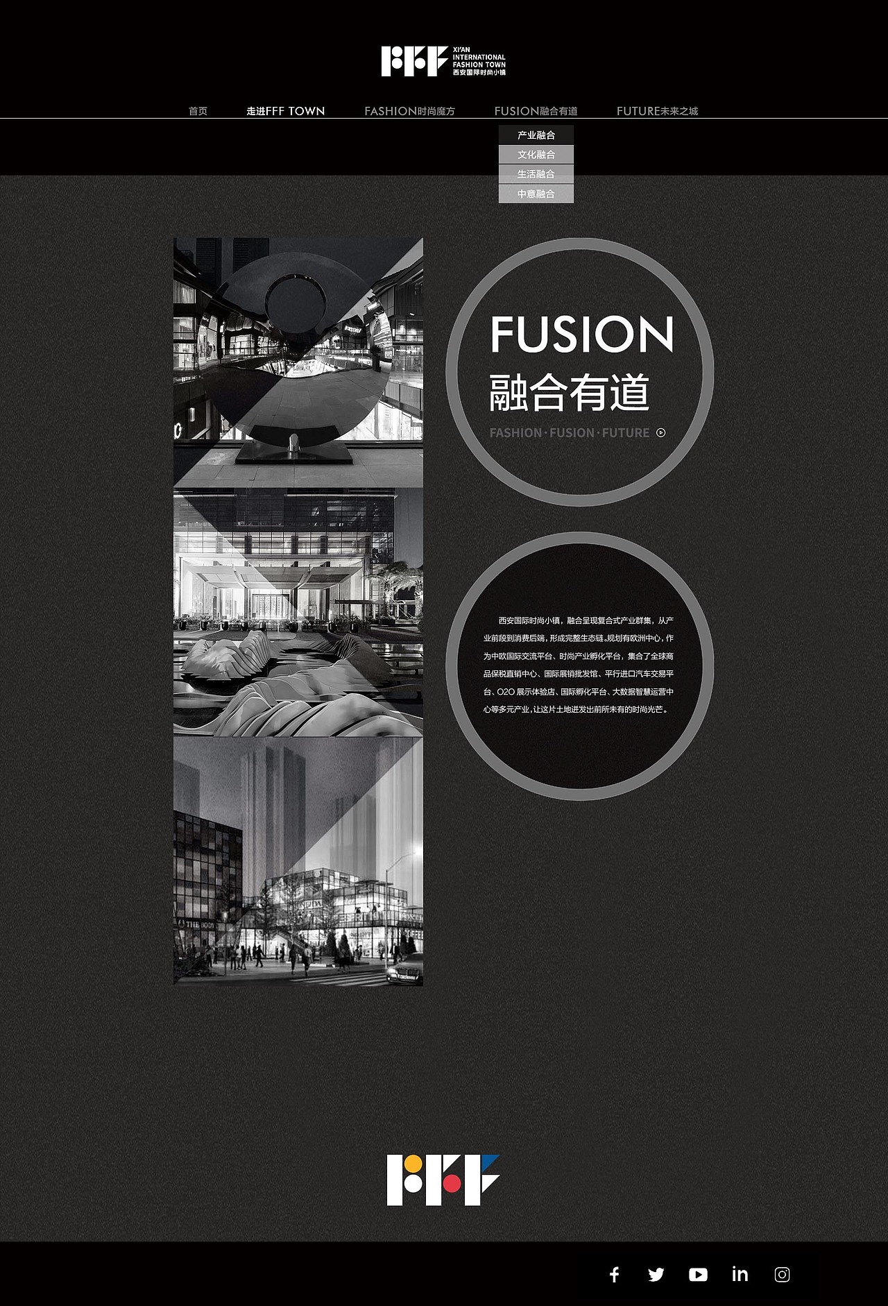 西安国际社区特色时尚小镇网站设计（图ZMzY2ODExMTUy） - 电商 - 站酷设计师温热带的北极风原创素材 - 站酷ZCOOL