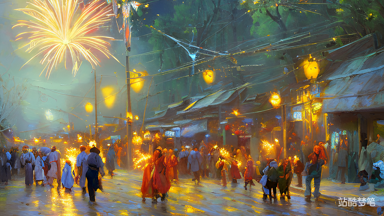#AI創(chuàng)作實(shí)驗(yàn)室 AI繪畫 | 春節(jié)（圖ZMzI4MTIxNzI4） - AI作品 - 站酷設(shè)計(jì)師Joyce阿豬原創(chuàng)素材 - 站酷ZCOOL
