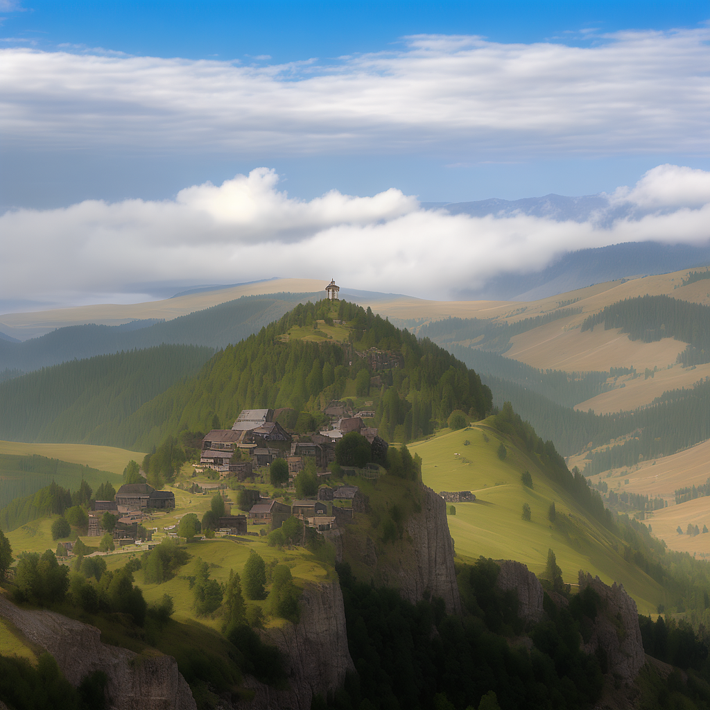 AI风景图片集人文历史地域文化地方旅游景区