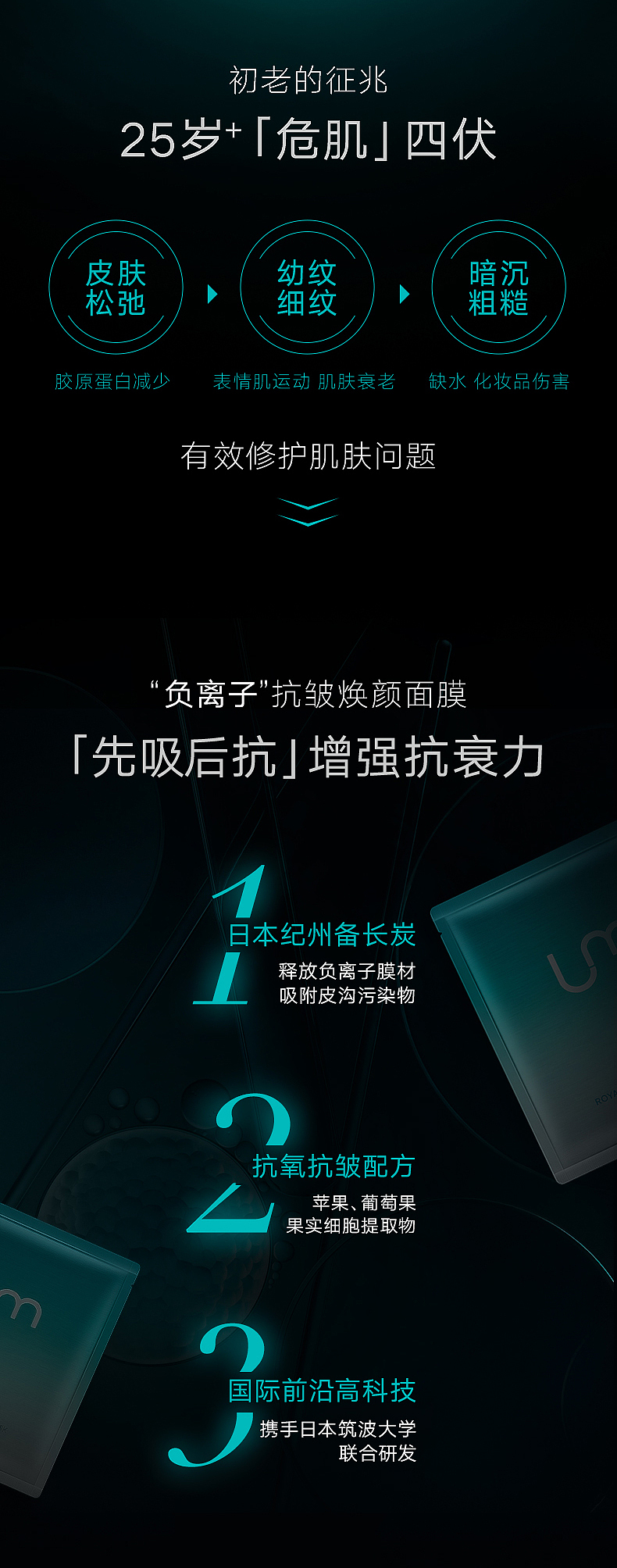 日本丽司莫——备长炭面膜系列 天猫宝贝详情页x4（图ZMzIwNzI4MDUy） - 电商 - 站酷设计师TinaRen原创素材 - 站酷ZCOOL