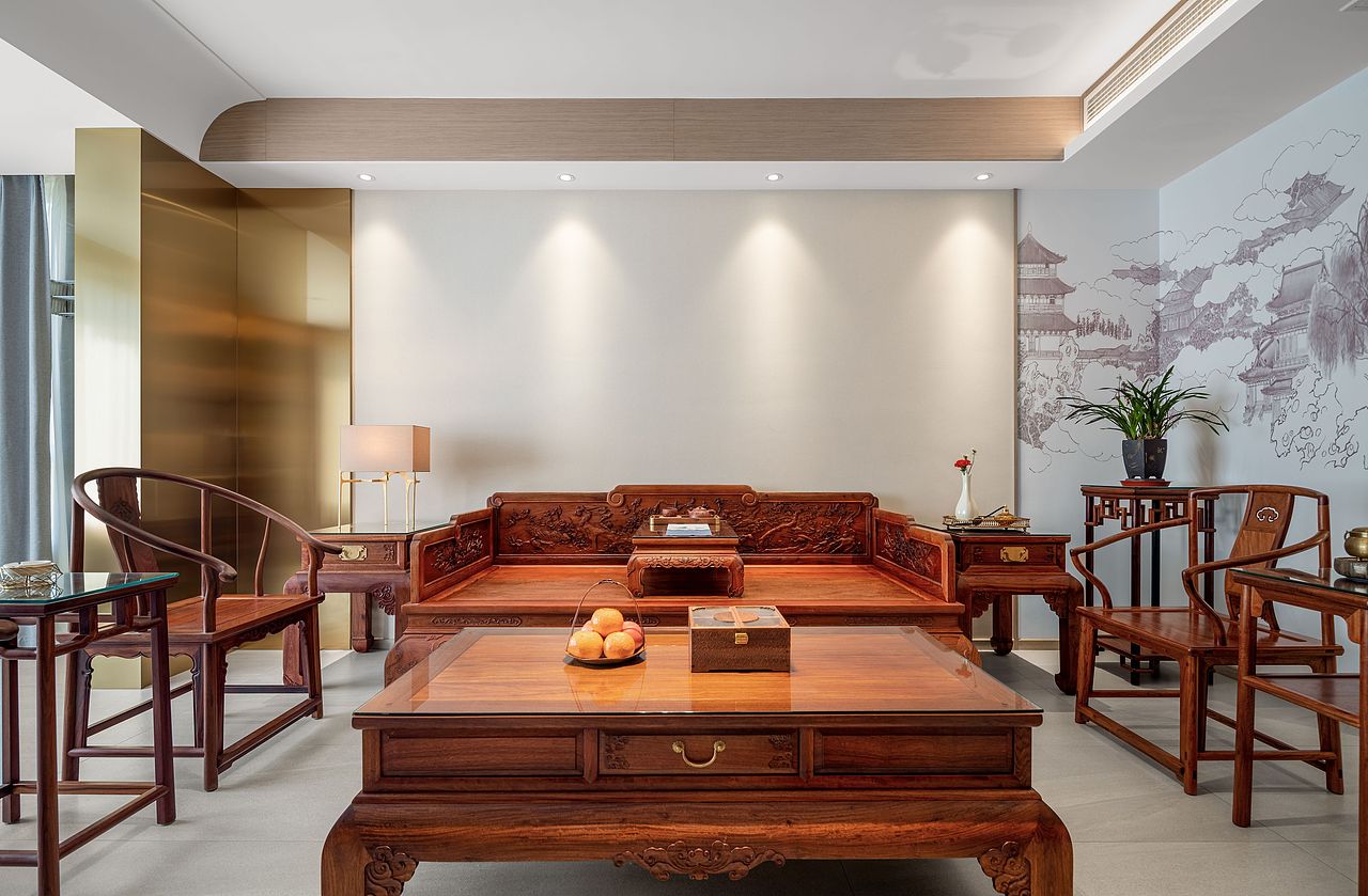 石家庄君悦府纯中式完工实景图（图ZMzA0NjE0ODA0） - 环境/建筑摄影 - 站酷设计师河北网高vr全景原创素材 - 站酷ZCOOL