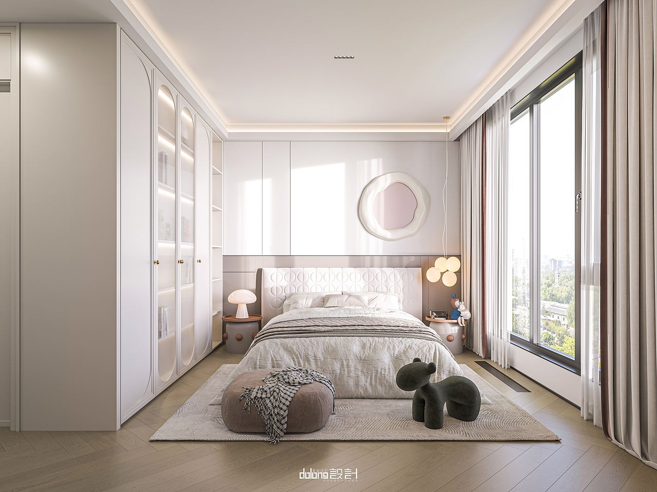 DoLong董龍设计 | 海玥万物330㎡·温润时光的极简之家（图ZMzQ0ODc1Nzc2） - 家装设计 - 站酷设计师南京董龙设计原创素材 - 站酷ZCOOL