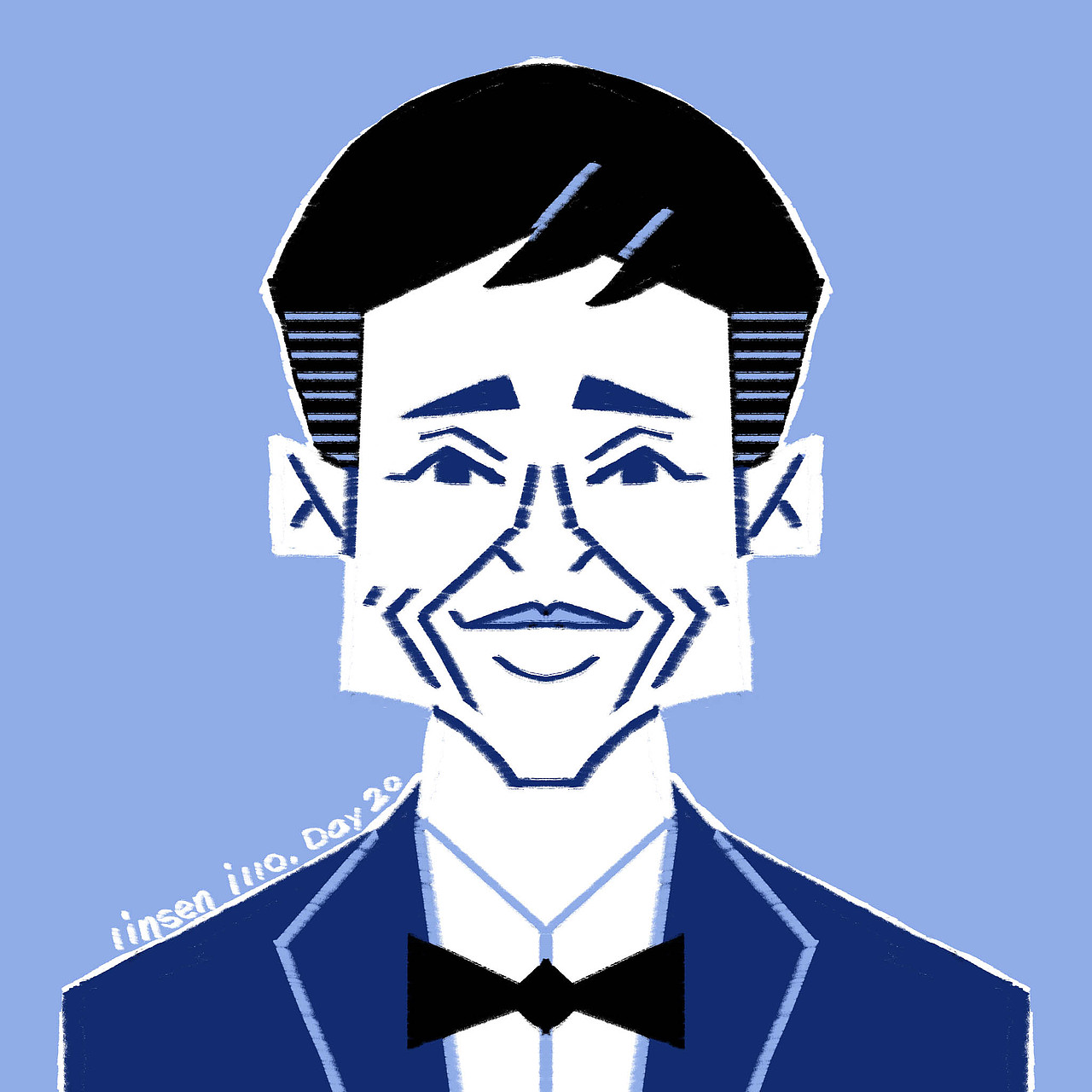 2024年1月肖像插画打卡记录（图ZMzYxNTk0MzY0） - 商业插画 - 站酷设计师林森插画原创素材 - 站酷ZCOOL