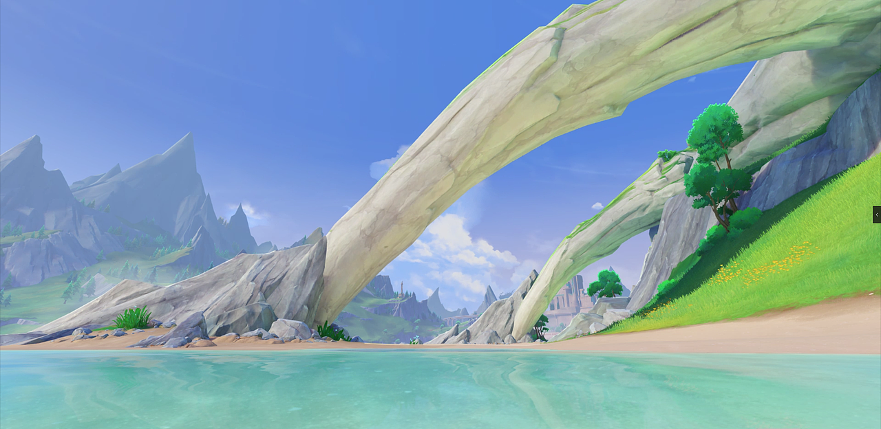 原神 -【枫丹】- 枫丹廷海岸 - 关卡美术