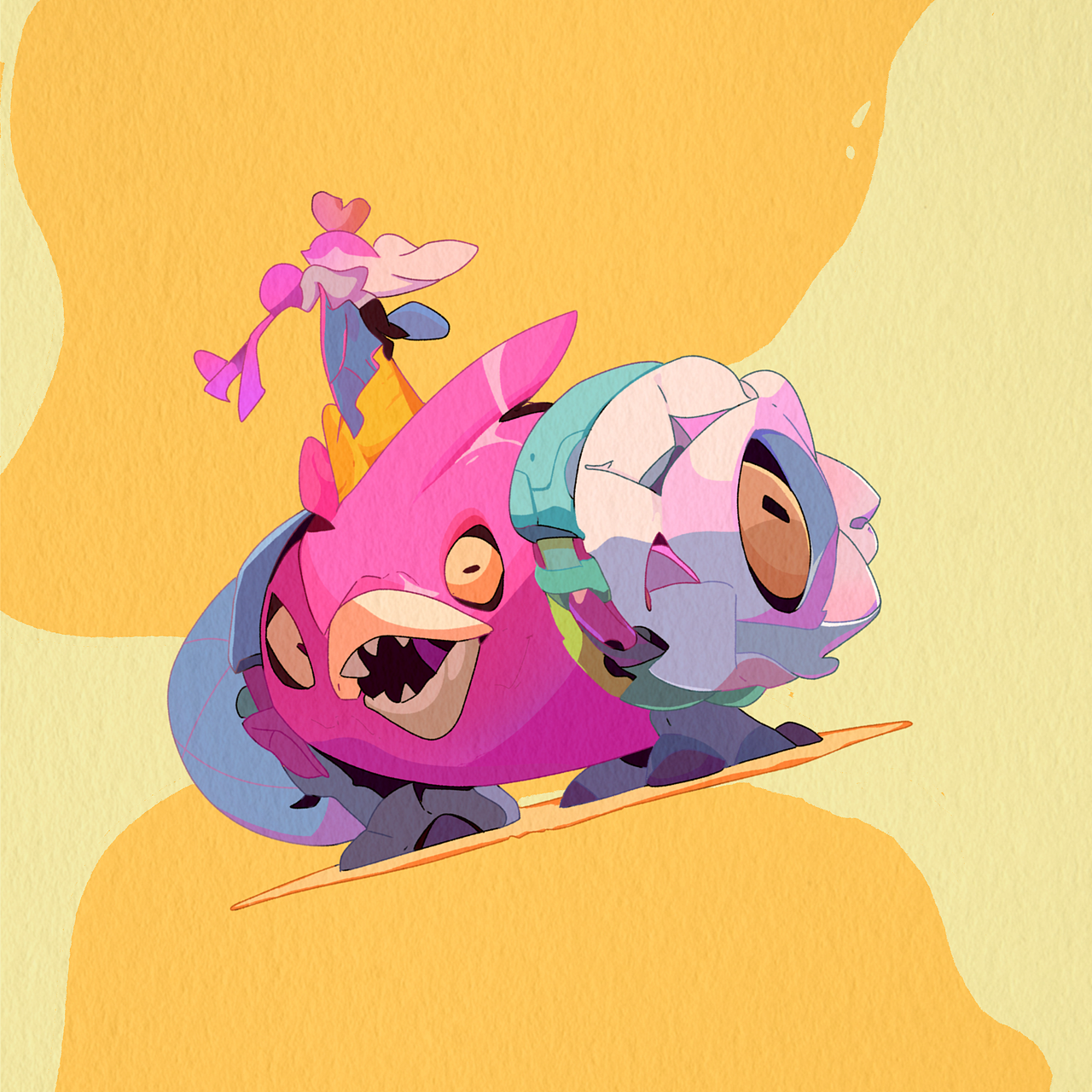 独眼眼原创插画 - 光怪陆离#1