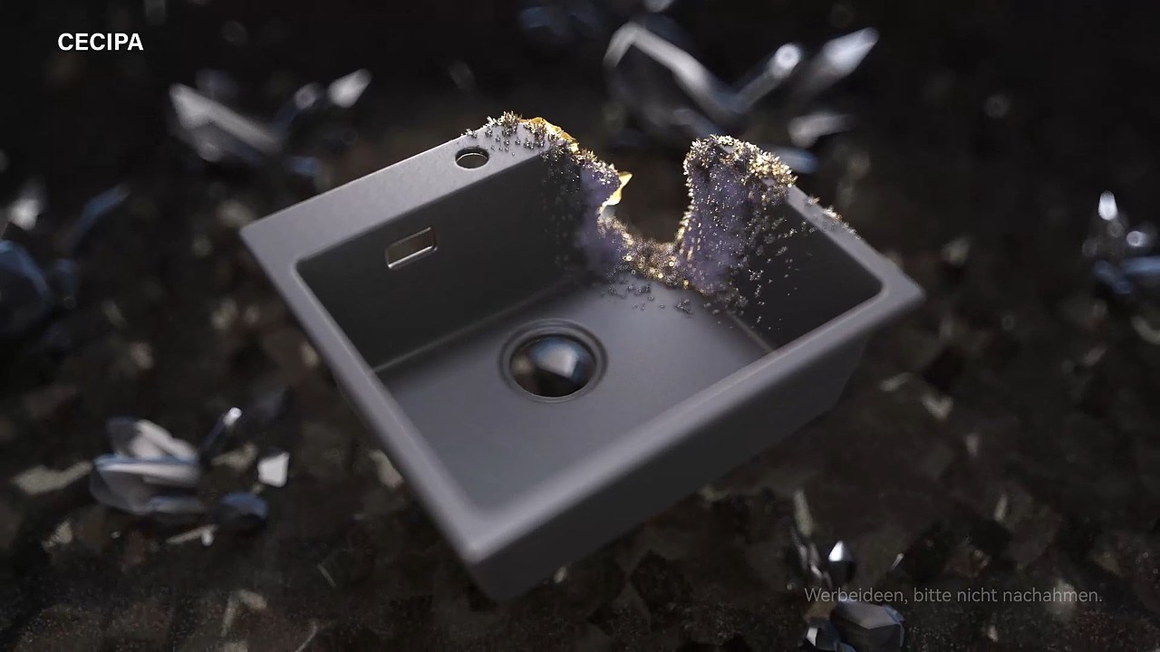 石英石厨房水槽Granite Kitchen Sink