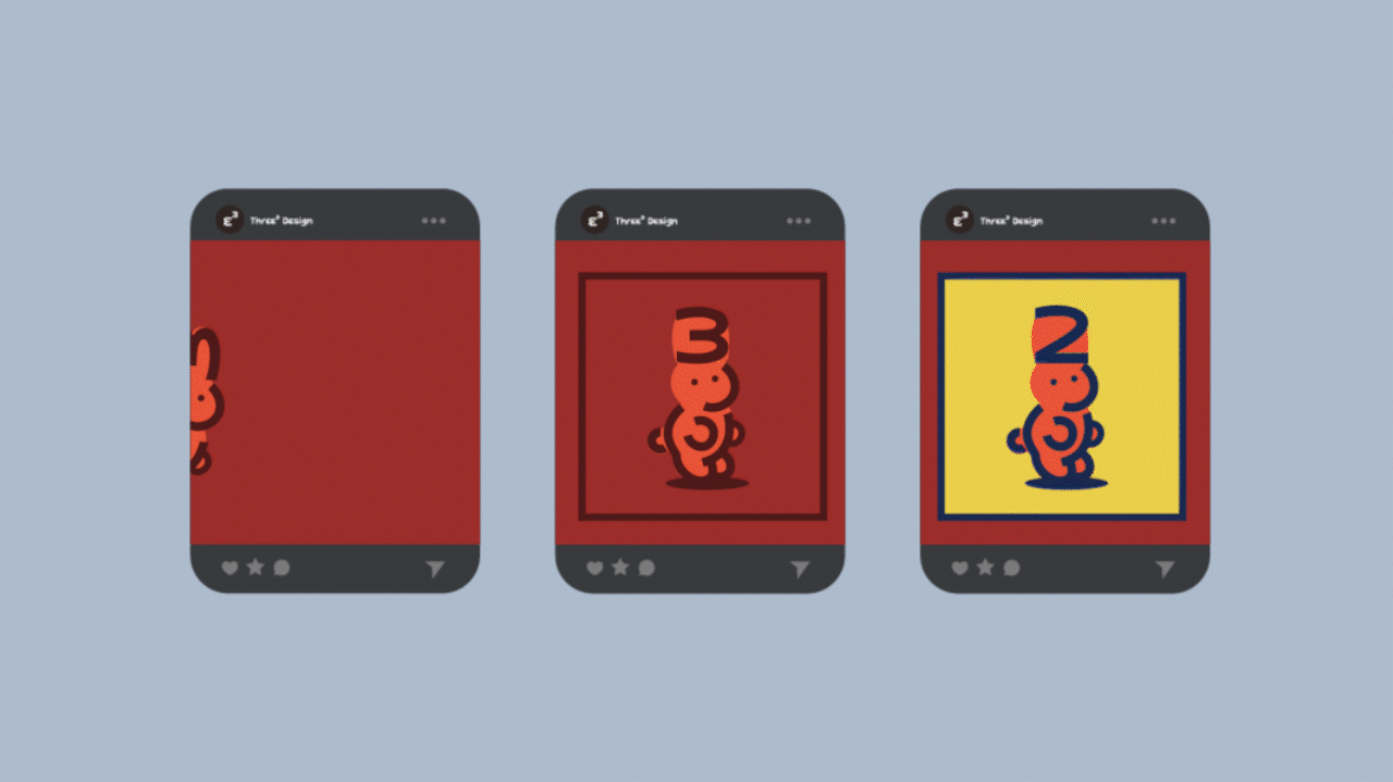 Three 3 Design - 兔年IP视觉设计：兔子33（图ZMzMwNjA2MzY0） - IP形象 - 站酷设计师Three3_Design原创素材 - 站酷ZCOOL