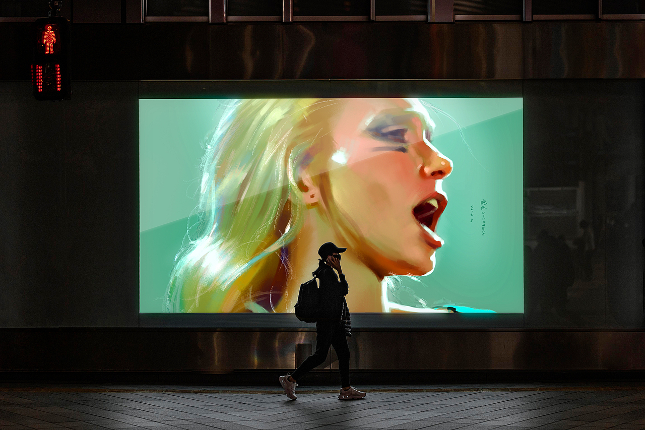 沉默是最好的回答（图ZMzIzMzI3Njky） - 艺术插画 - 站酷设计师钱阿华原创素材 - 站酷ZCOOL