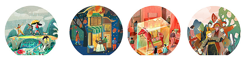 2023商用插画合集（图ZMzM1NTY1NDA0） - 商业插画 - 站酷设计师暮晓玲珑原创素材 - 站酷ZCOOL