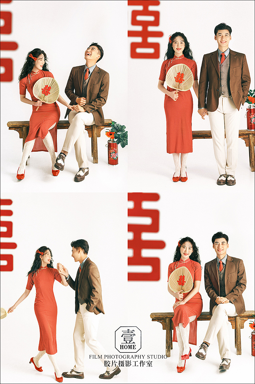 被这组新新新新中式婚纱照，吸引到了！（图ZMzEyNTYwMzcy） - 人像摄影 - 站酷设计师壹HOME摄影工作室原创素材 - 站酷ZCOOL