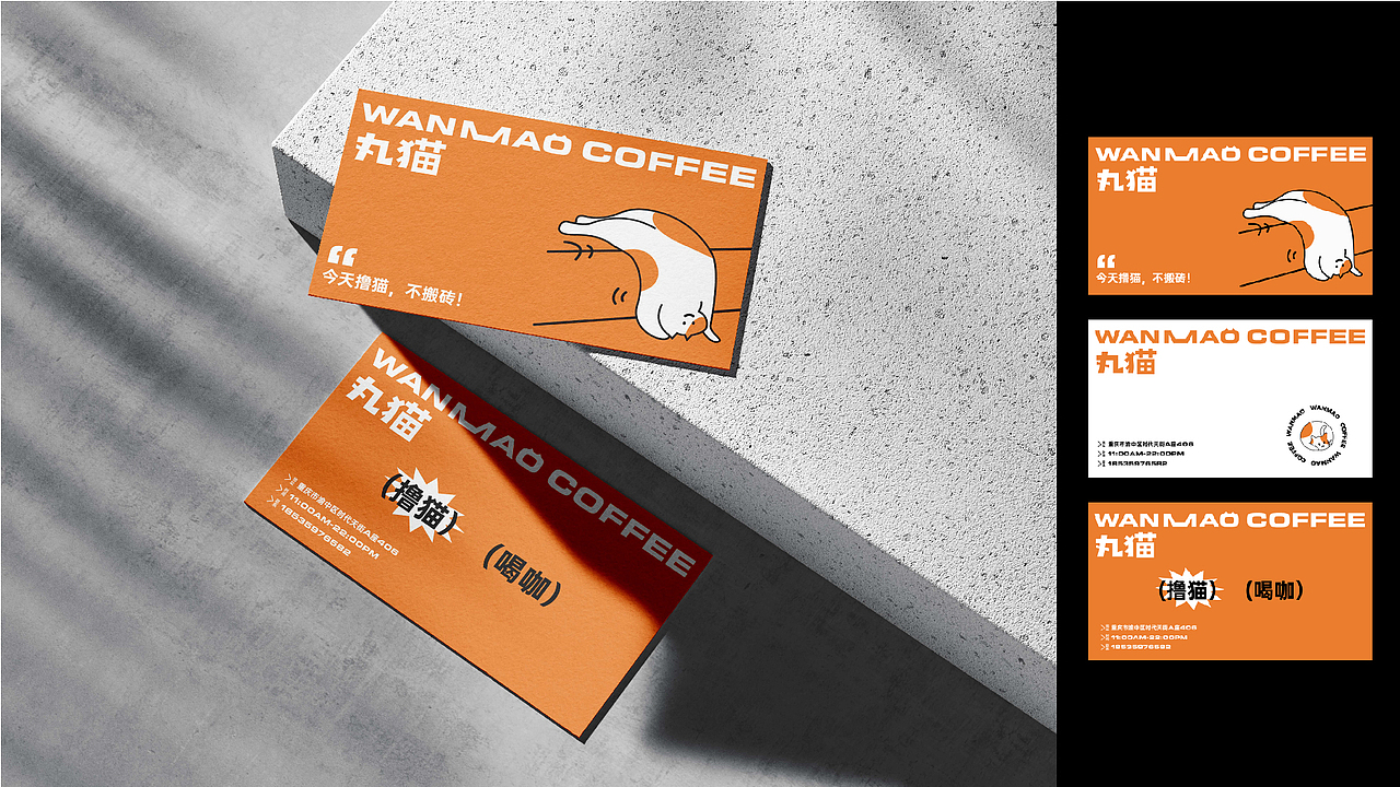 丸猫猫咖品牌设计