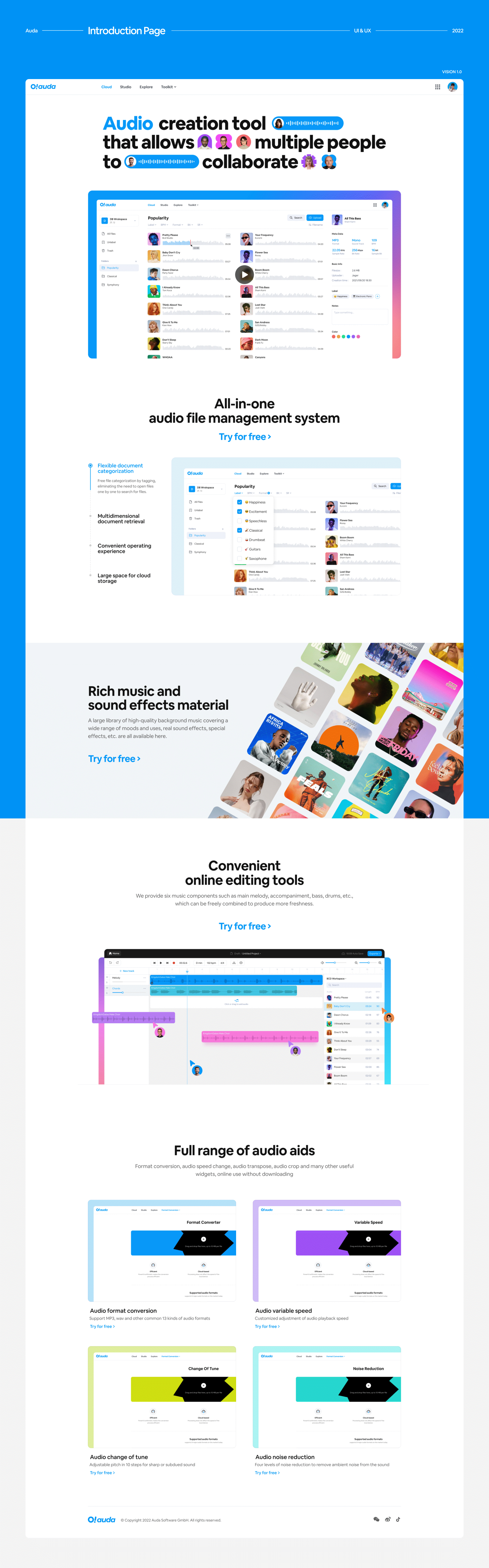 Auda Web 1.0（图ZMzEzMTI2ODc2） - APP界面 - 站酷设计师我不能吃太酸原创素材 - 站酷ZCOOL