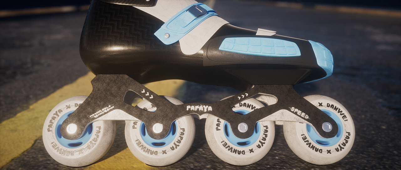 自由式轮滑——花式刹停轮滑鞋（图ZMzQ3NzEzMzU2） - 鞋履设计 - 站酷设计师Elementalspirit原创素材 - 站酷ZCOOL