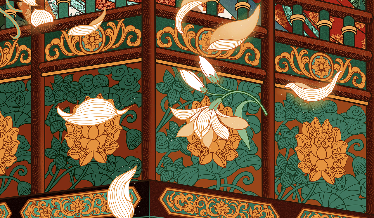 《画壁》组画系列（图ZMzYwNTM4NDQ4） - 商业插画 - 站酷设计师唐众汤忠原创素材 - 站酷ZCOOL