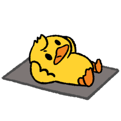 LT DUCK小黄鸭打工人力力表情包