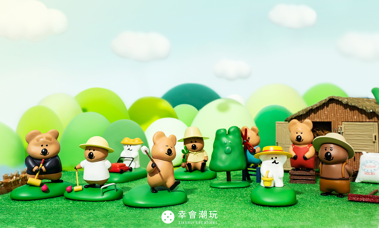 【潮玩拍摄】幸会 x dinotaeng/柿子椒熊花园系列盲盒