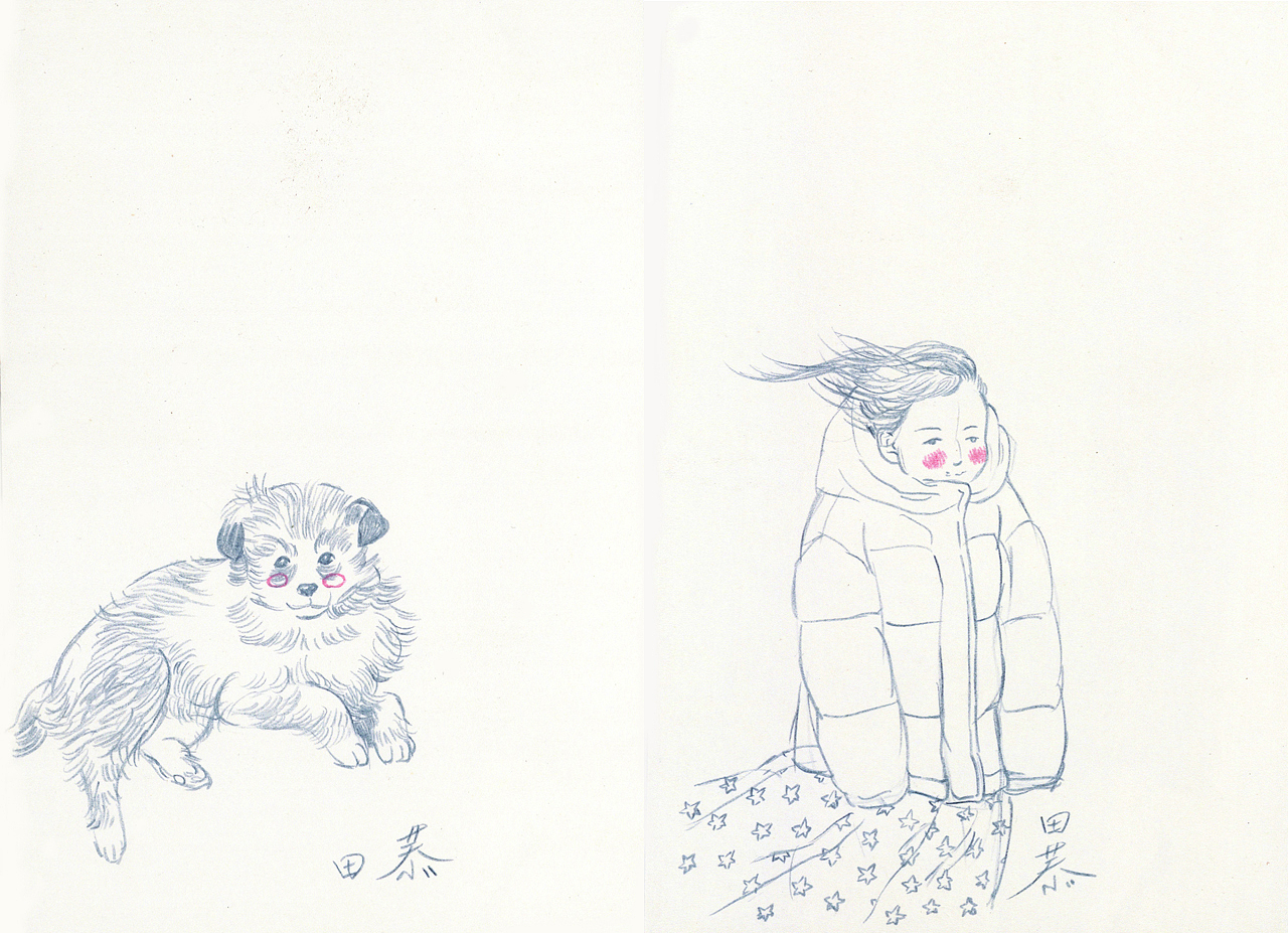 绘本《致我们亲爱的故乡》二印的签绘明信片