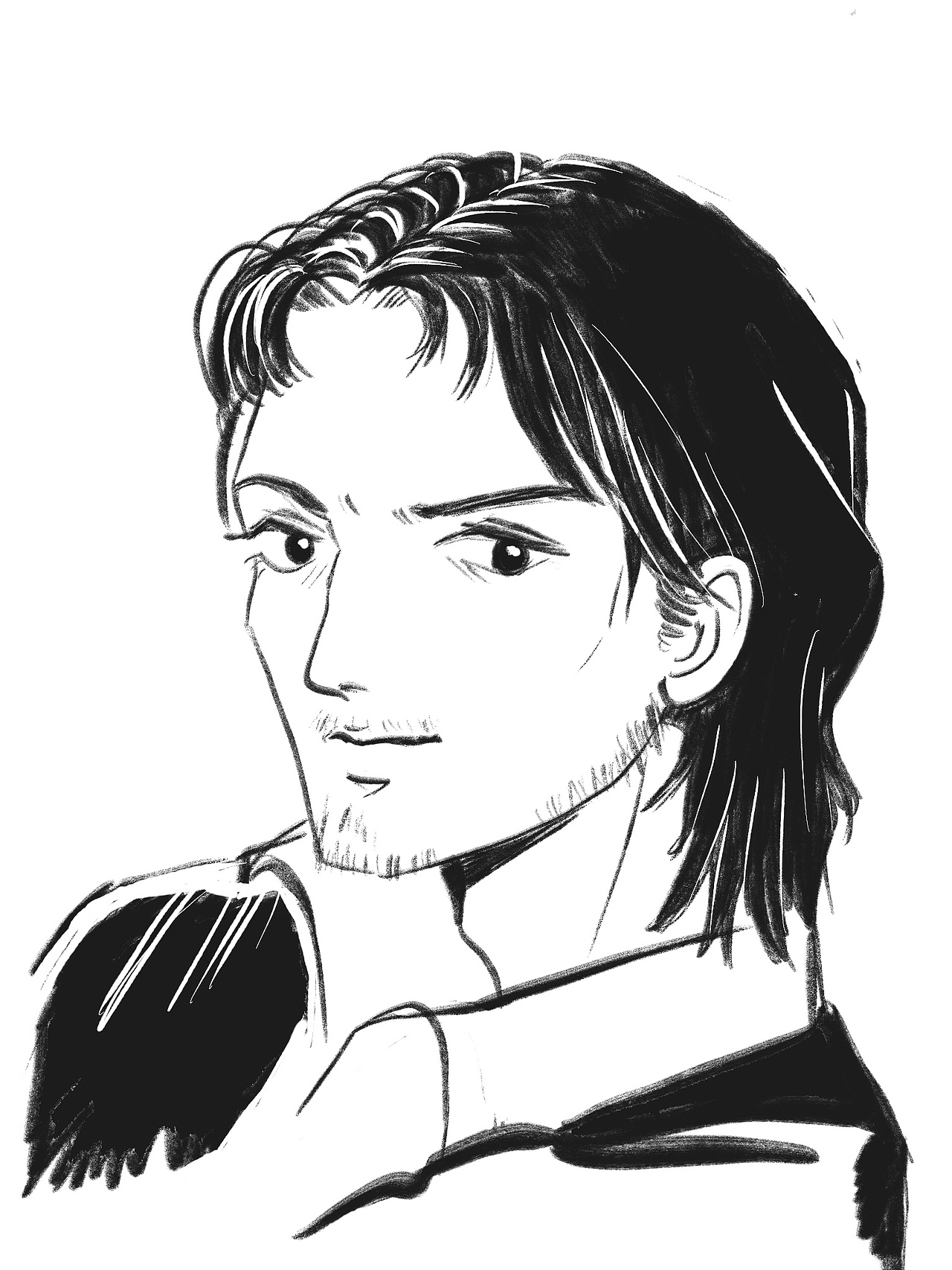 人物速写 “陪练团”打卡挑战-23