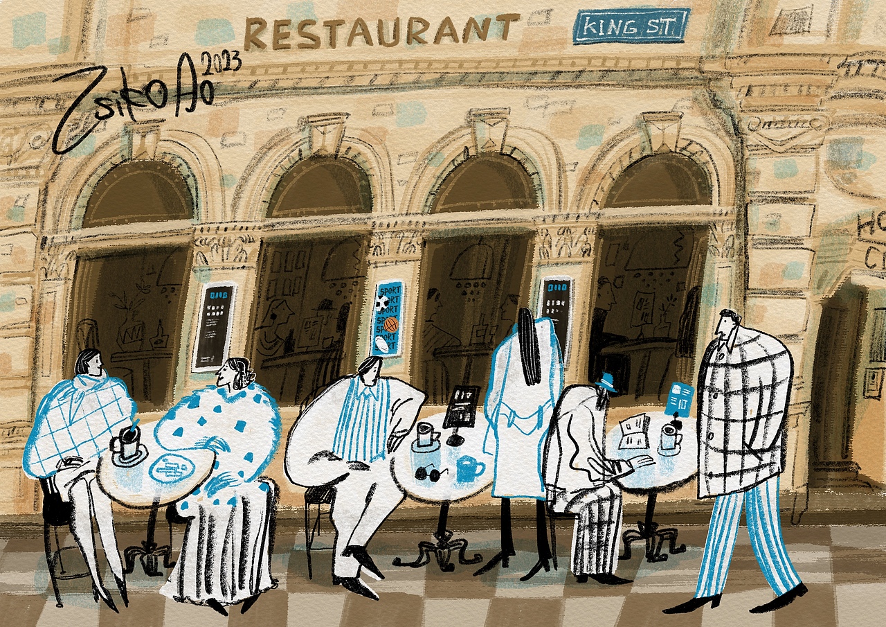 cheers！（图ZMzY3Mzc0NDUy） - 艺术插画 - 站酷设计师ZsikoAo原创素材 - 站酷ZCOOL