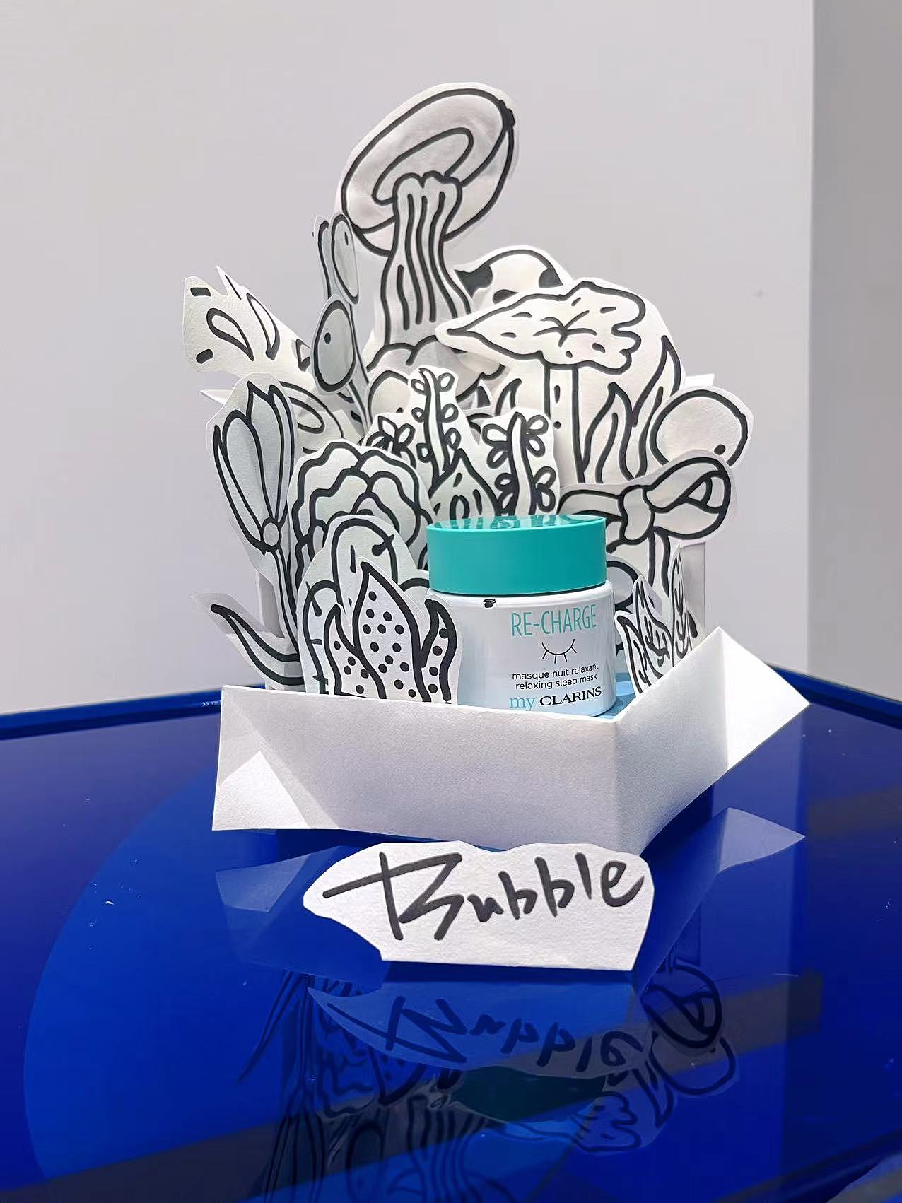 简笔的世界：花丛植愈 | 好食肌长绽放（图ZMzQ3MTY1NTAw） - 海报 - 站酷设计师Bubble927原创素材 - 站酷ZCOOL