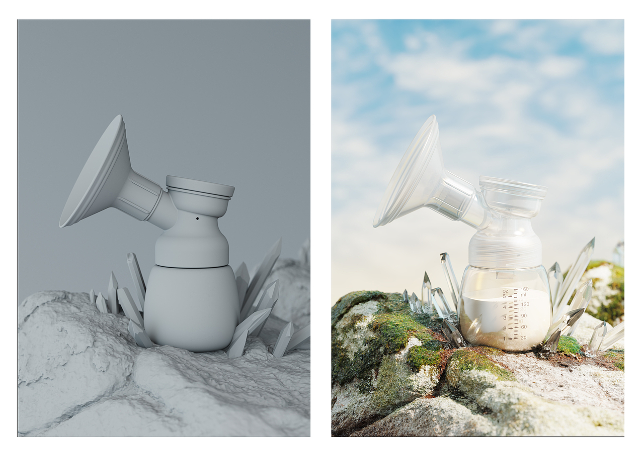 【KEYSHOT】3C-美妆个护产品渲染（图ZMzU5NzAxNTQ4） - 场景 - 站酷设计师一个美工呀原创素材 - 站酷ZCOOL