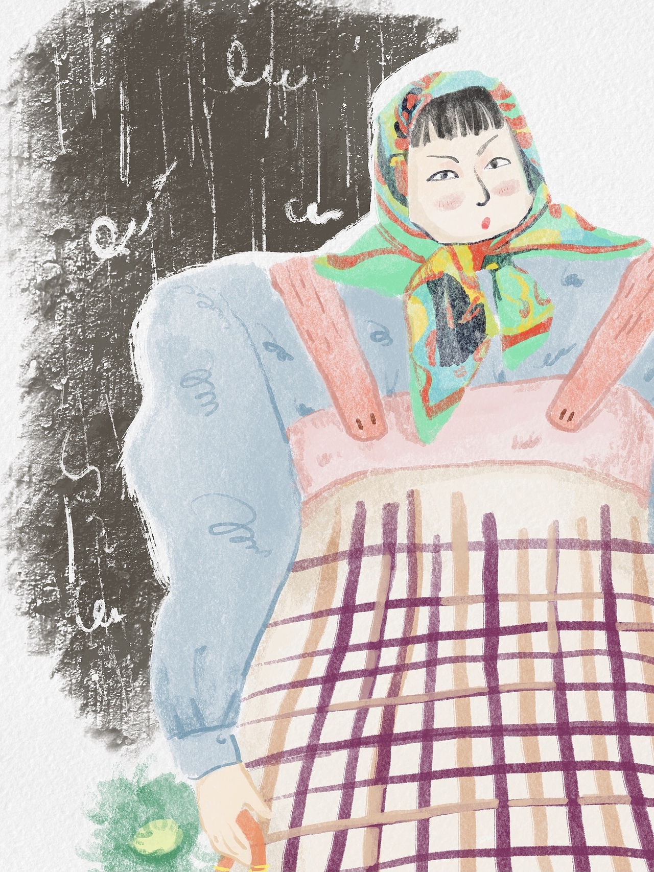 Procreate 人物绘画（图ZMzEwMTU3NDI4） - 创作习作 - 站酷设计师请叫我小鱼大人原创素材 - 站酷ZCOOL