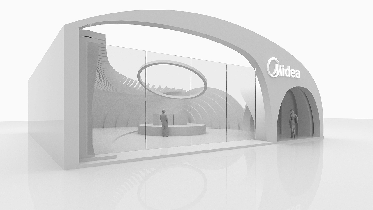 美的中央空调发布会及概念快闪（图ZMzA2NzUwMjU2） - 商业空间设计 - 站酷设计师willin_ye原创素材 - 站酷ZCOOL