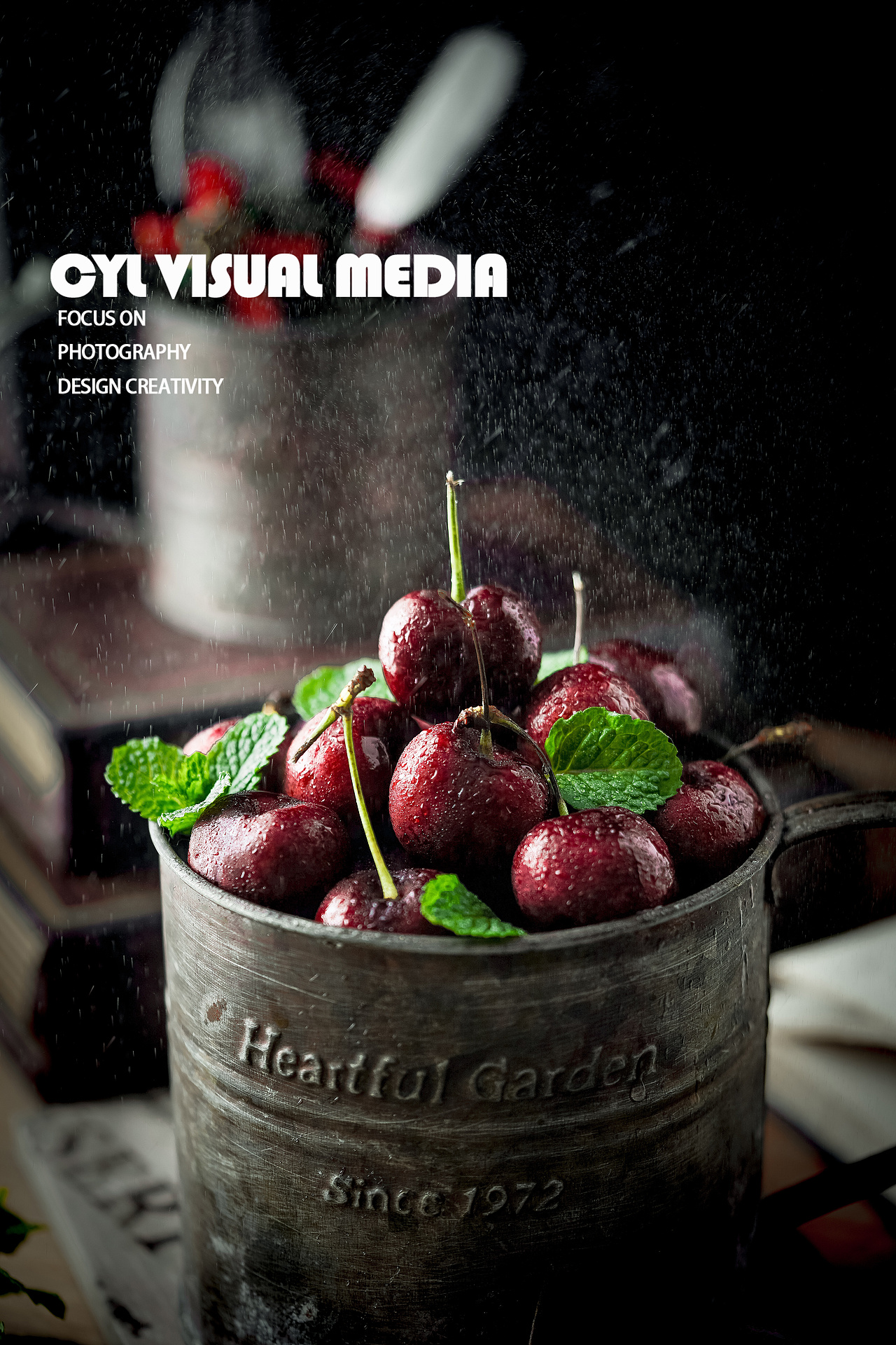 产品摄影|暗调车厘子