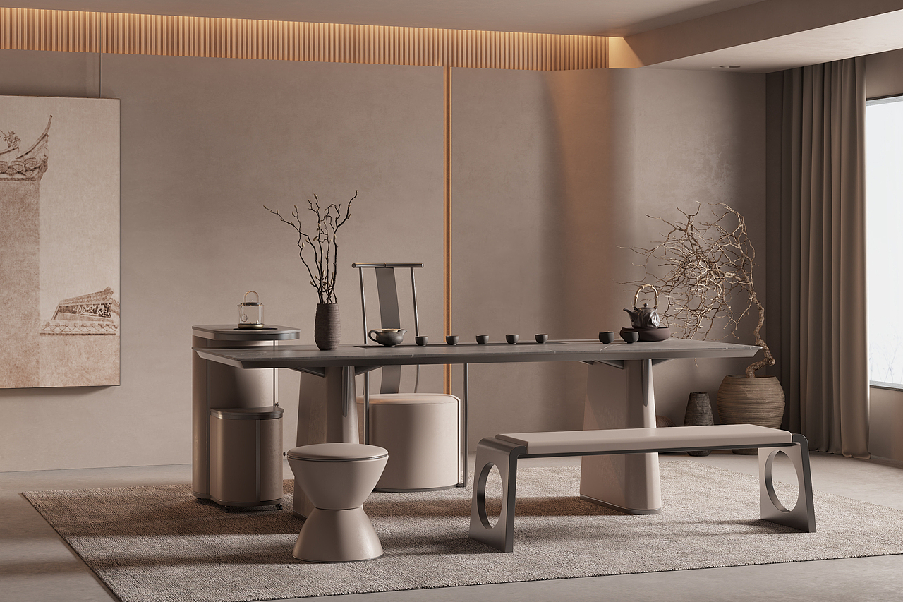 茶空间设计 | Vantage渲染 | 设计爱好（图ZMzM4MDA0NTg4） - 家装设计 - 站酷设计师視界設計原创素材 - 站酷ZCOOL