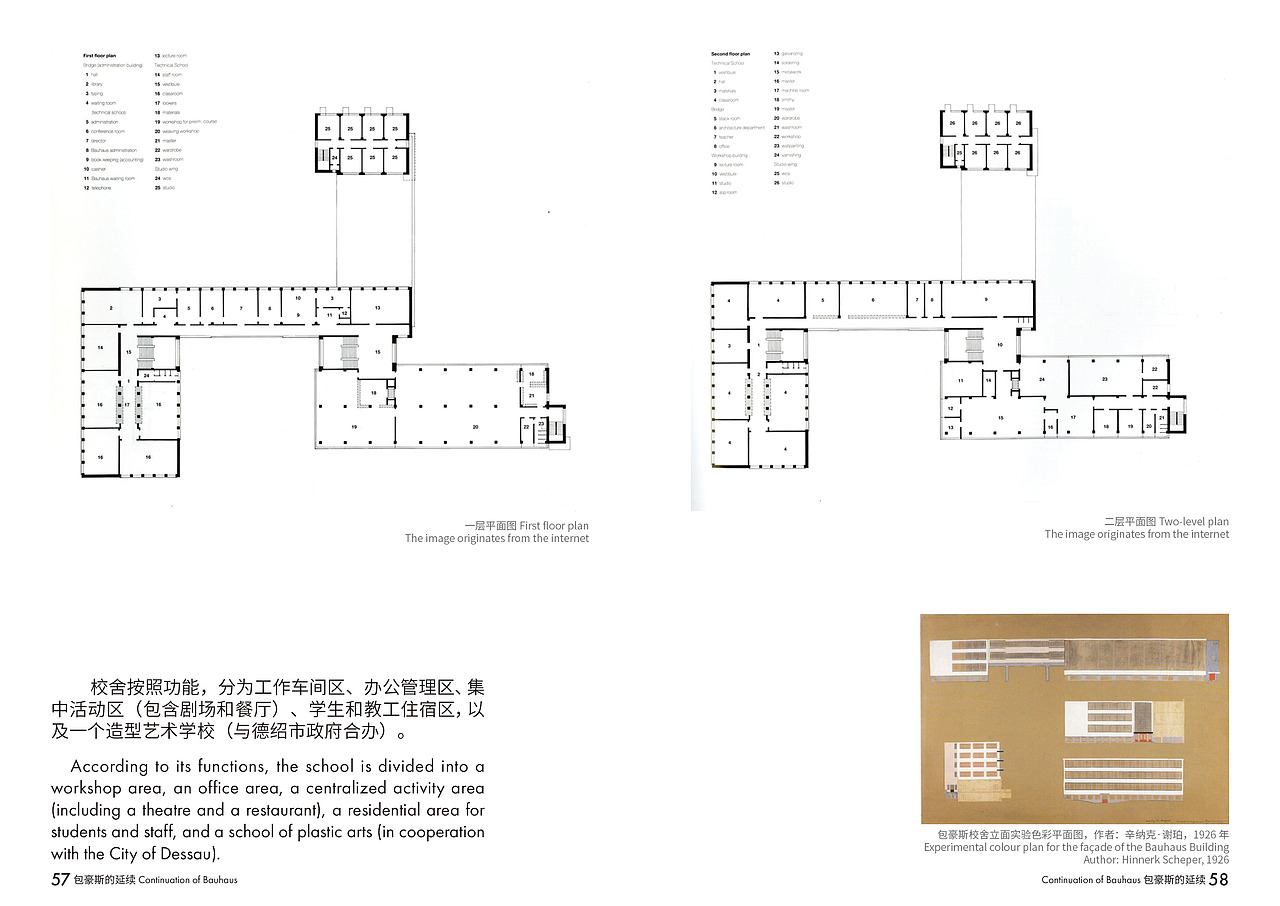 《包豪斯的延续——历史与建筑》书籍设计