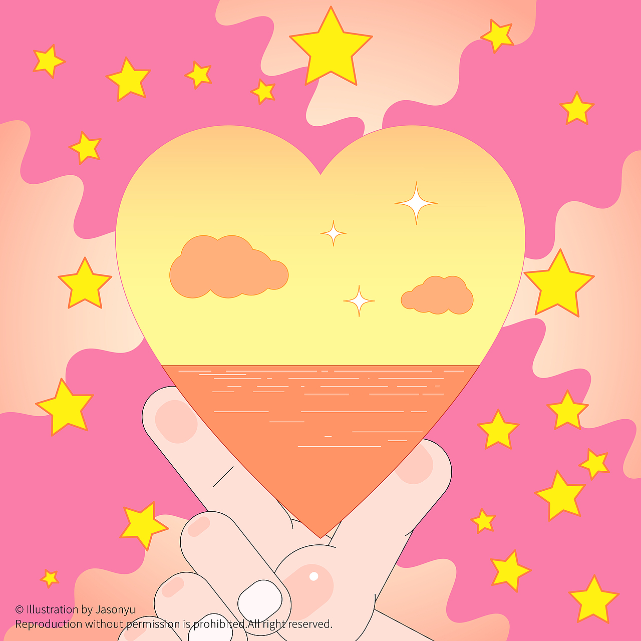 爱的表达——七夕特辑（图ZMzEwNTI4NTky） - 商业插画 - 站酷设计师大只兔子原创素材 - 站酷ZCOOL