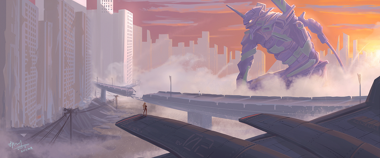 EVA场景（图ZMzM0MjU2MTcy） - 游戏原画 - 站酷设计师小心的猫原创素材 - 站酷ZCOOL