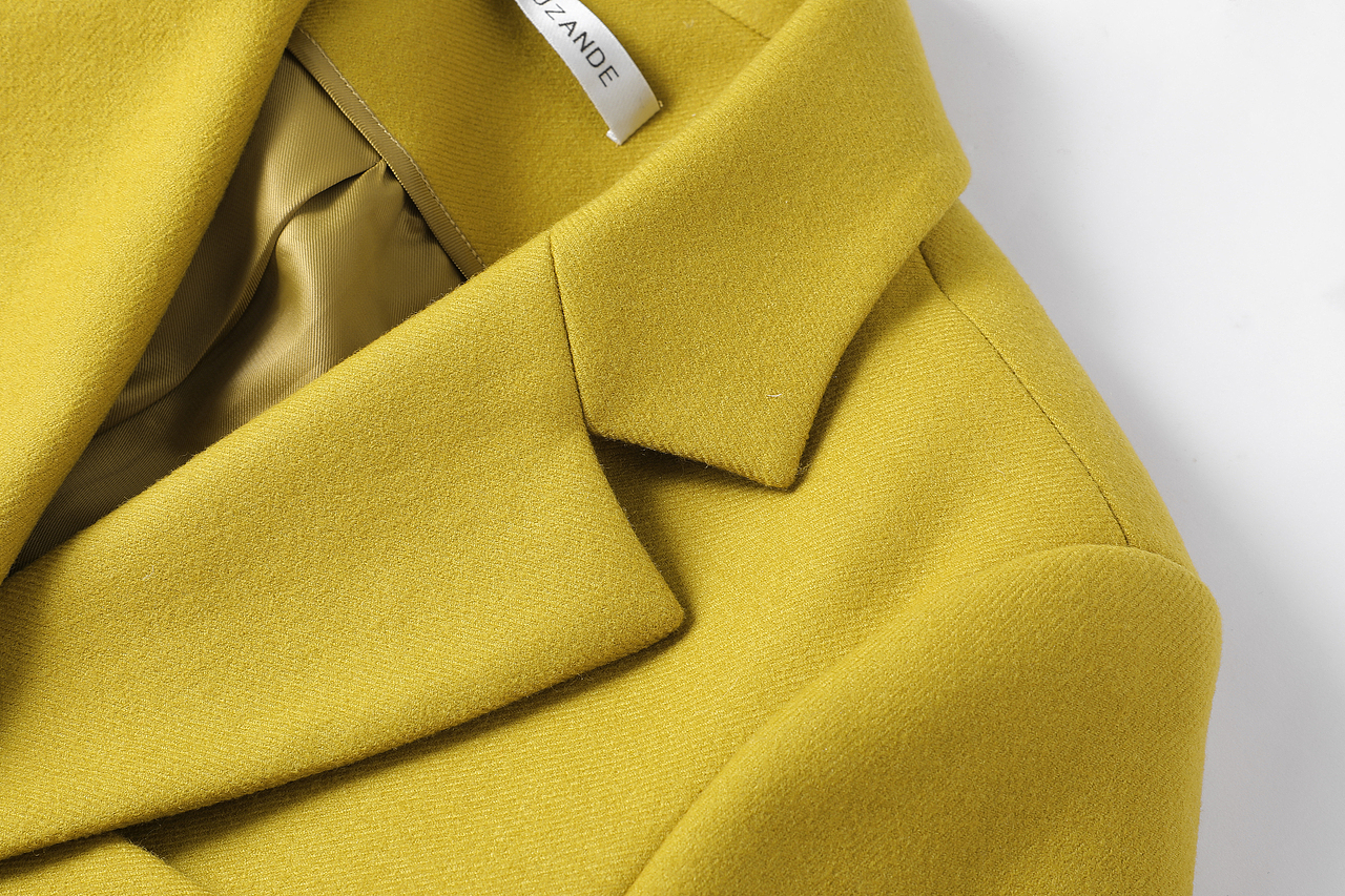 秋季女装西装呢大衣外套套装实物图拍摄（图ZMzQ5MDg5NTYw） - 产品摄影 - 站酷设计师三九学社原创素材 - 站酷ZCOOL