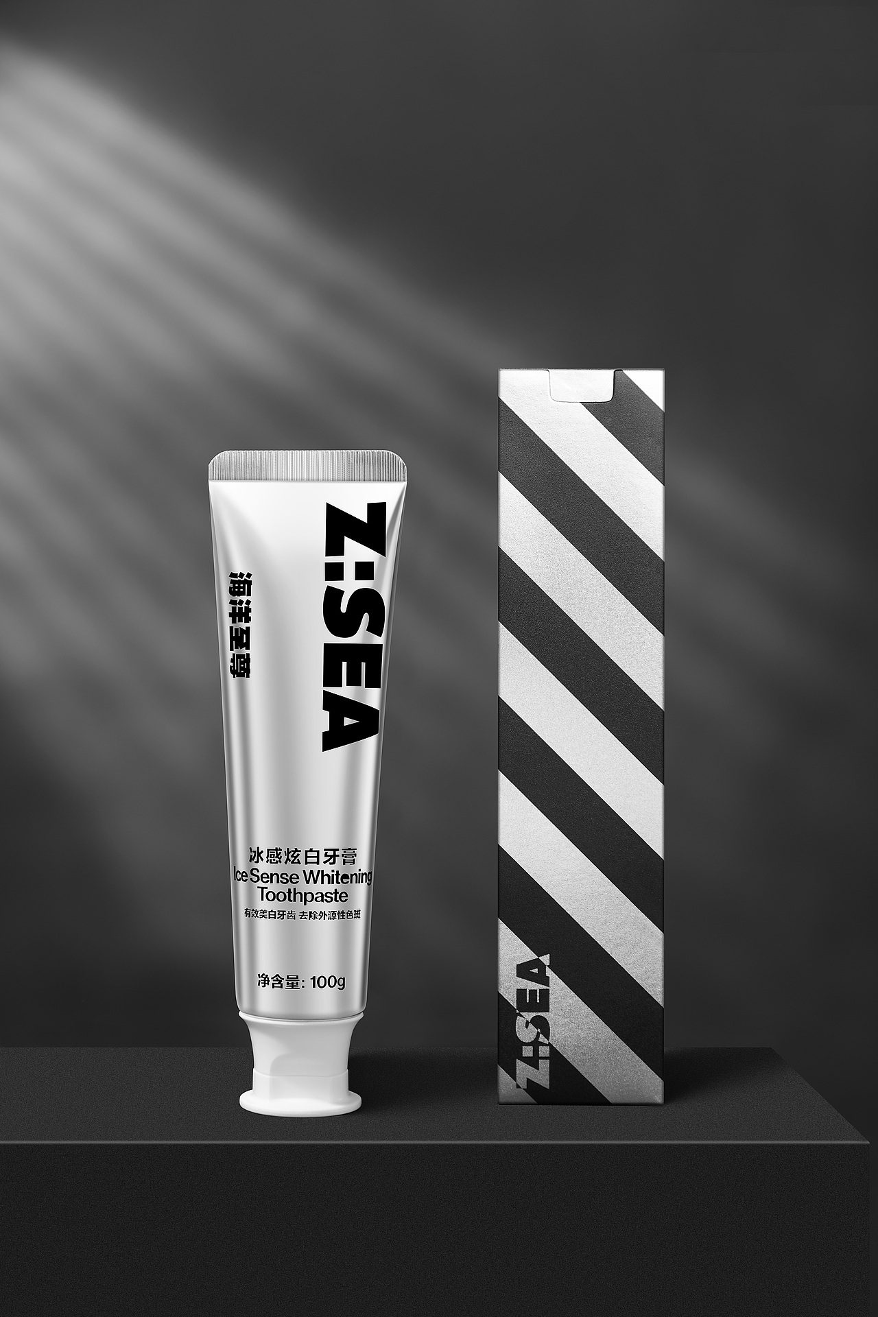 Z SEA海洋至尊冰感炫白牙膏 ❌ 铁皮鼓（图ZMzYzNjQ1MzE2） - 产品摄影 - 站酷设计师铁皮鼓文化原创素材 - 站酷ZCOOL