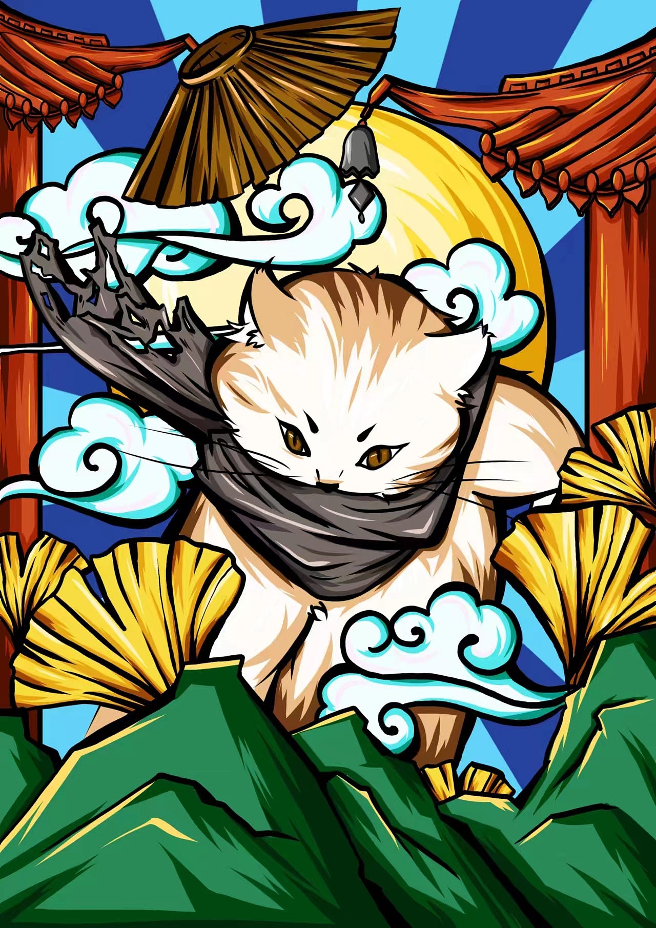 猫（图ZMzM4MDQ3MDc2） - 艺术插画 - 站酷设计师此焦非彼蕉原创素材 - 站酷ZCOOL
