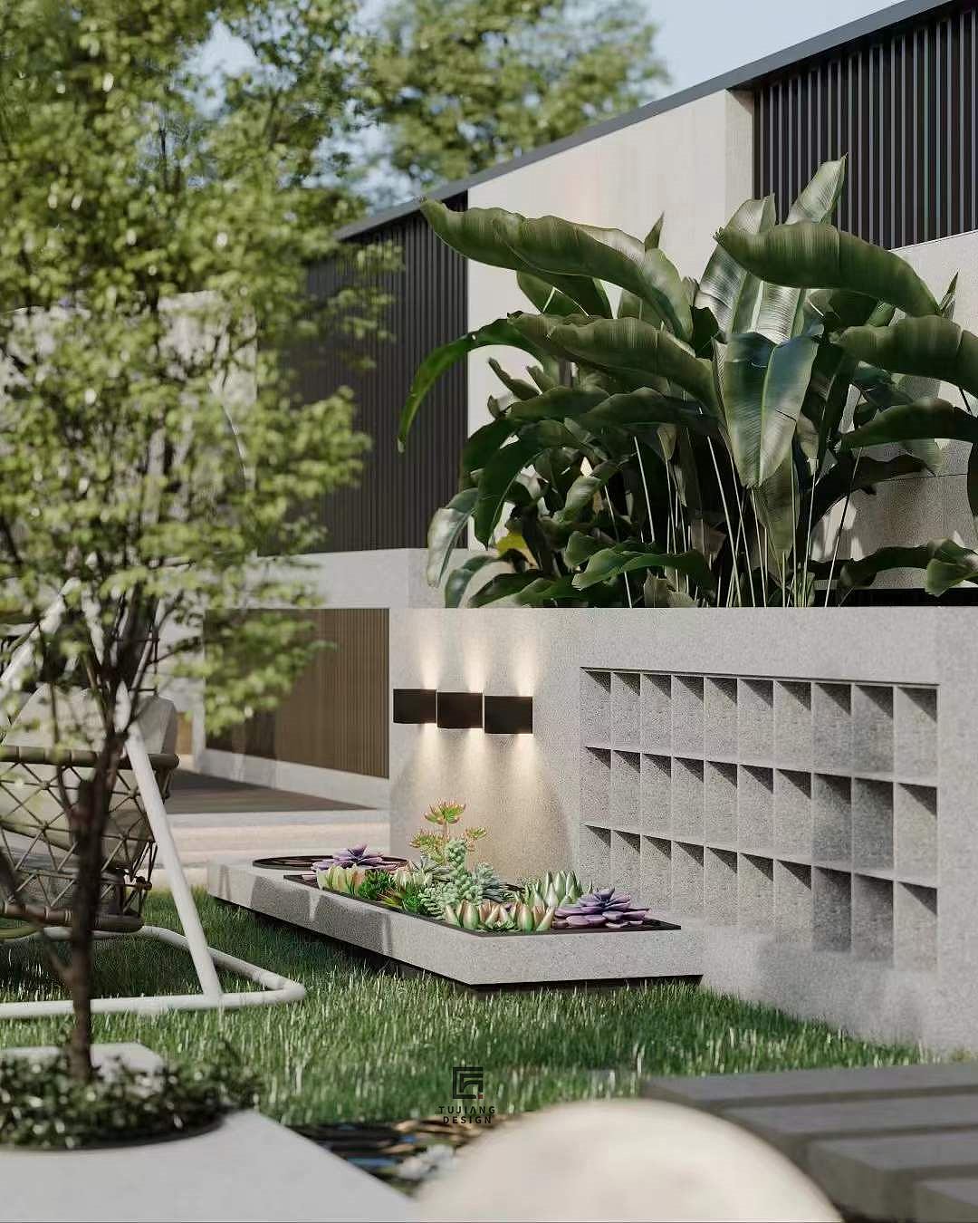 别墅庭院设计案例|引一方山水,惊艳居家时光