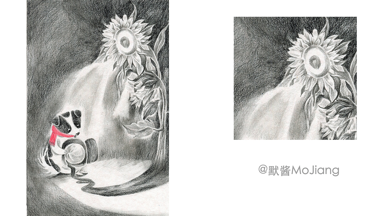 小狗元旦/艺术角色插画（图ZMzU5NTY1OTIw） - 艺术插画 - 站酷设计师默酱MoJiang原创素材 - 站酷ZCOOL