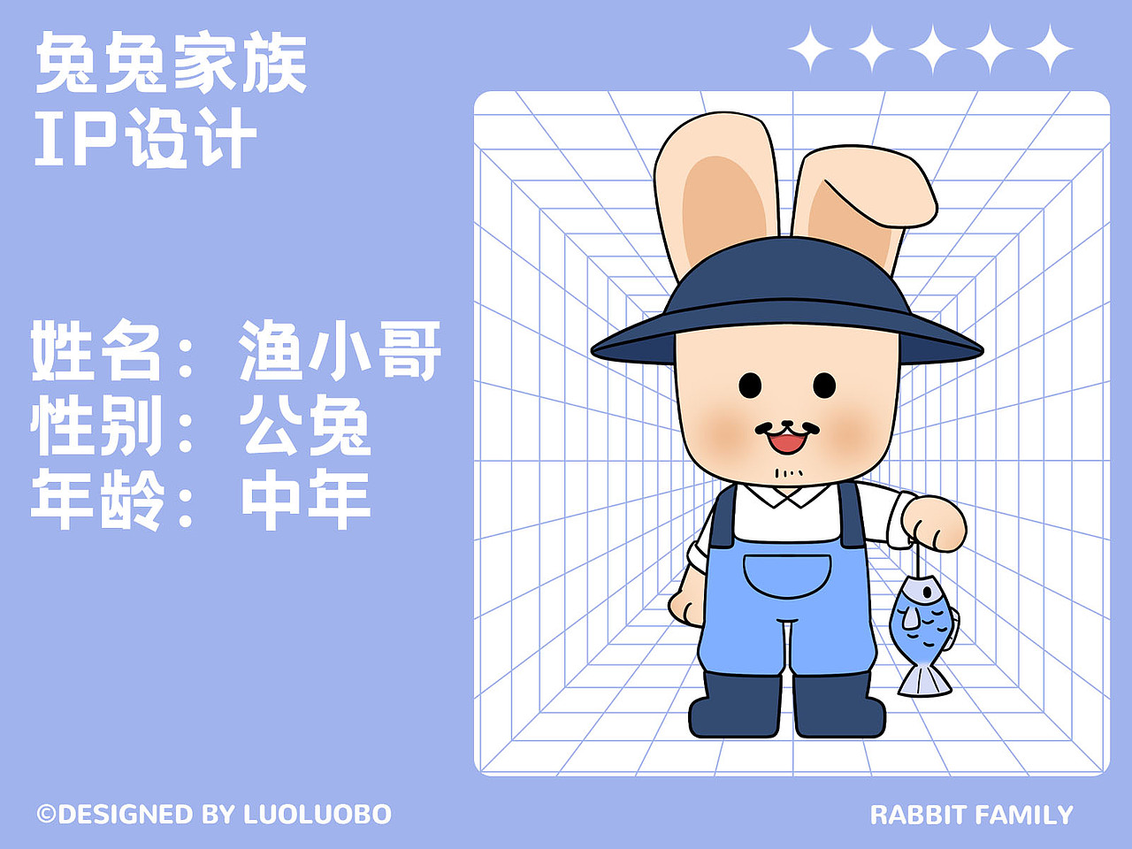 兔兔家族形象设计