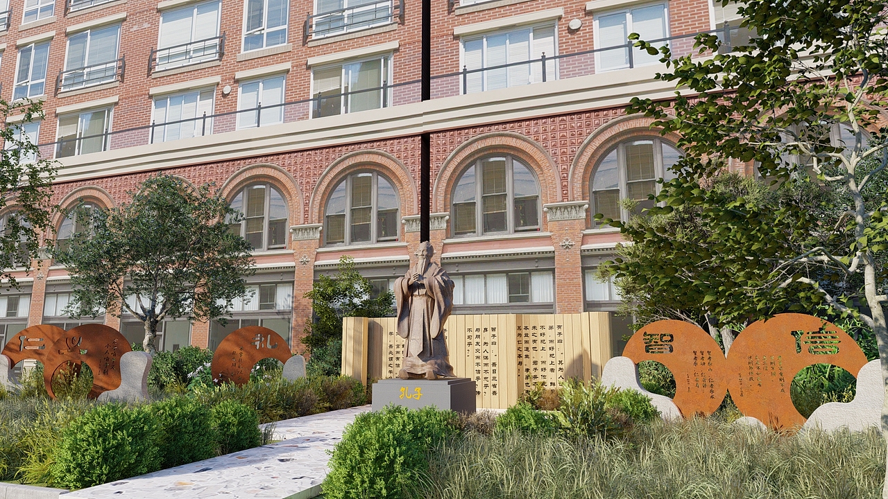 校园小景（图ZMzcwNzkzMTg0） - 景观设计 - 站酷设计师云南凯瑞设计原创素材 - 站酷ZCOOL