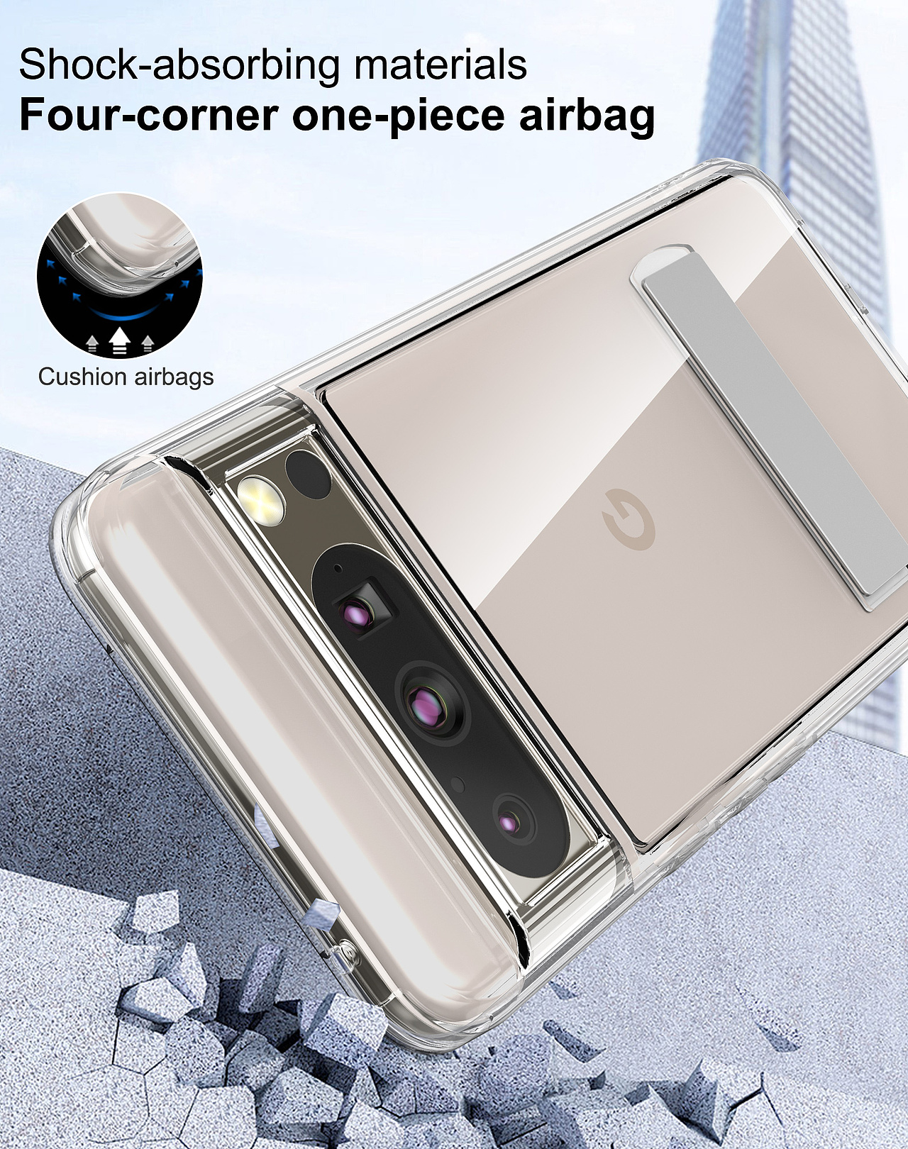 Google 8 系列 支架款透明壳