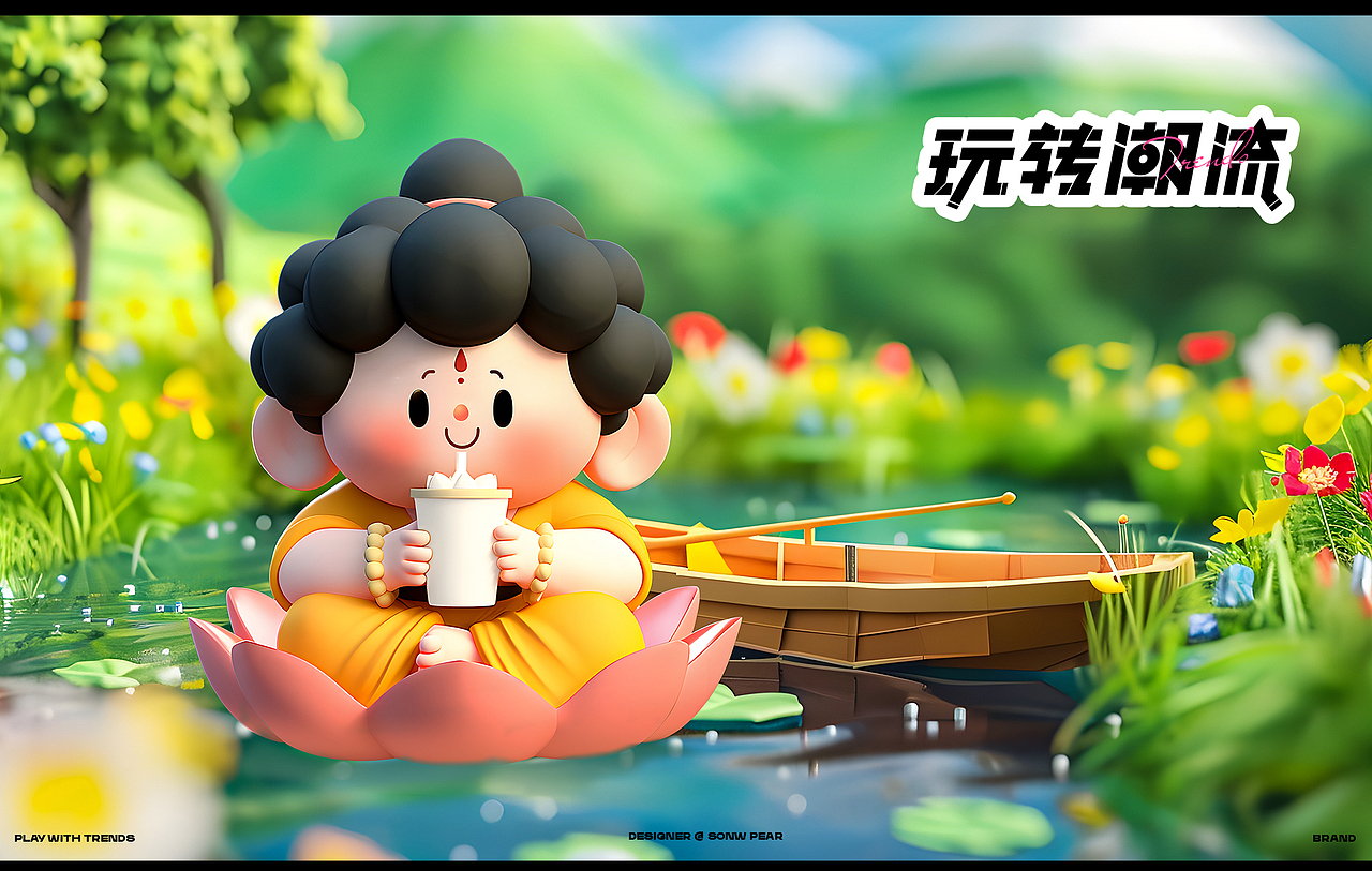 潮流电子礼佛·佛祖IP-品牌全案设计